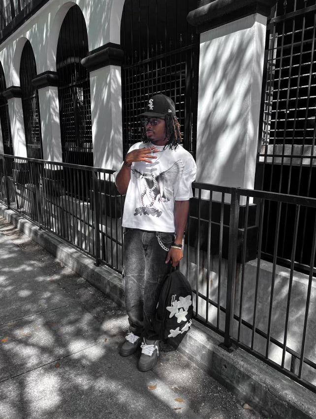 WHITE STORM DOVE TEE